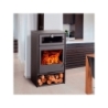 Estufa de leña horno nice titanium eco design - Suinplas