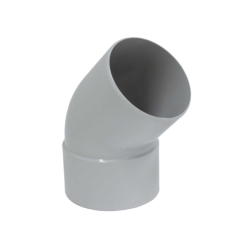 Codo 45º m-h 80mm canalon gris - Suinplas