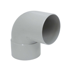 Codo 87º m-h 80mm canalon gris - Suinplas