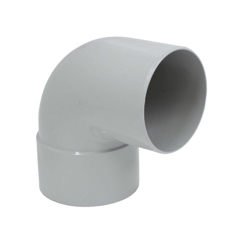 Codo 87º m-h 80mm canalon gris - Suinplas