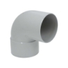 Codo 87º m-h 80mm canalon gris - Suinplas