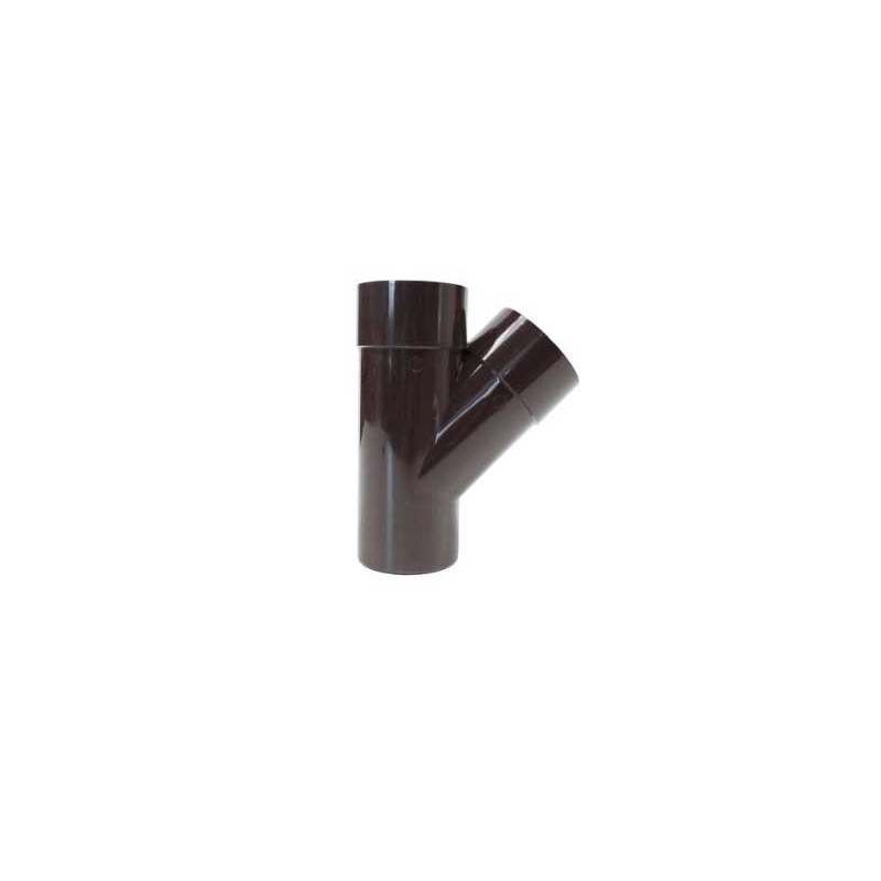 Te canalon 45º m-h-h 80mm marron - Suinplas