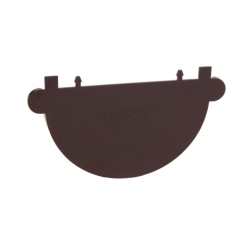 Tapa final canalon marron - Suinplas