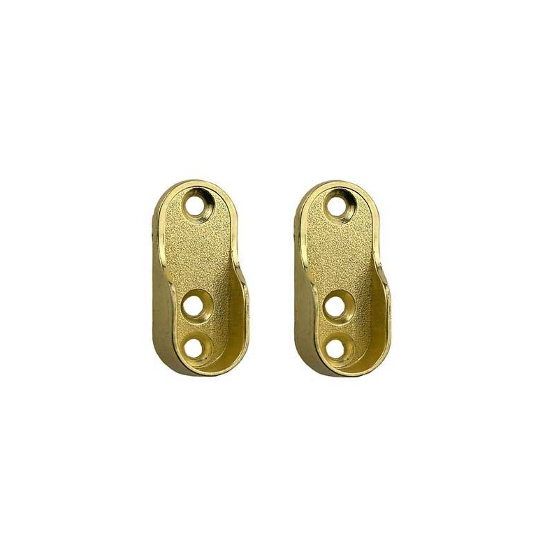 Soporte lateral ovalado laton 2und - Suinplas