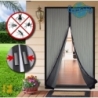 Mosquitera puerta iman 100x220 negro  - Suinplas