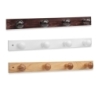 Perchero madera pino 4 pomos  natural - Suinplas