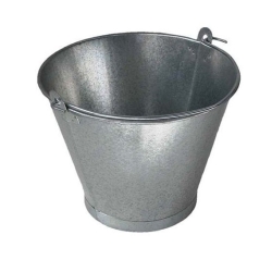Cubo de zinc conico de 4 litros - Suinplas