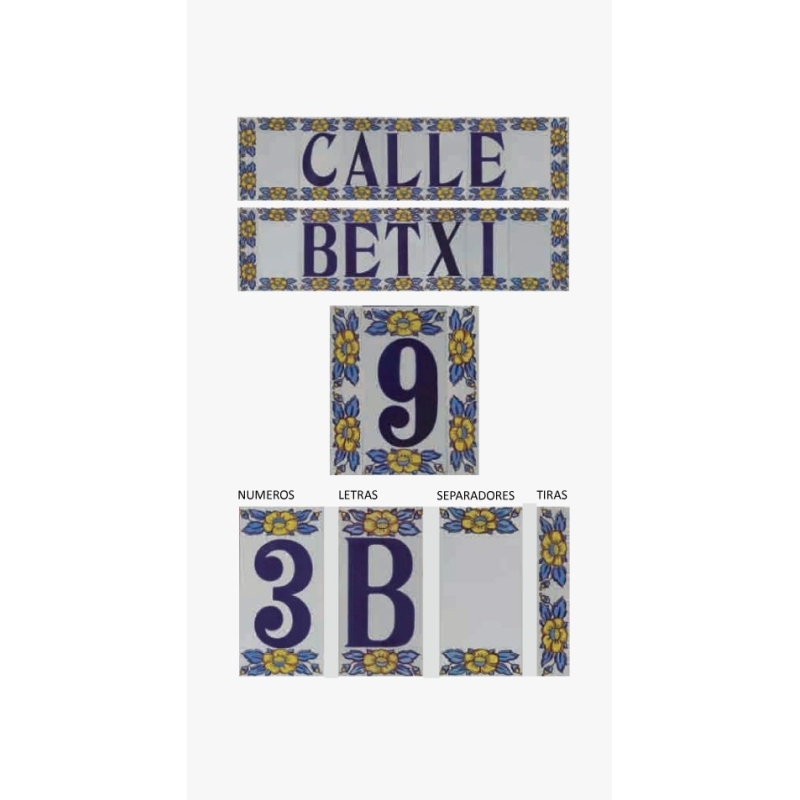 Letra de ceramica a - Suinplas