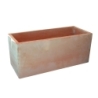 Jardinera terracota lisa pequeña 40 cm   - Suinplas