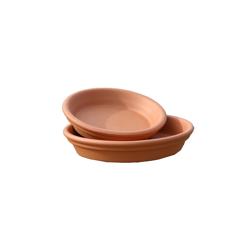 Plato terracota 22 cm      - Suinplas