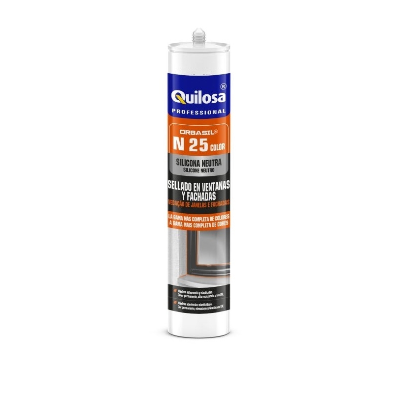 Silicona  neutra orbasil   n-25 rojo 3005 300ml - Suinplas