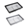 Cesto organizador de armario extrible gris antracita 60 c...
