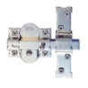 Cerrojo fac 301-r/80 niquel  50mm niquel - Suinplas