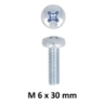 Tornillo cabeza cilindrica phillips m4 x 20 mm 15ud - Sui...
