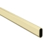 Barra armario ovalada latonada 100 cm 25x15 mm - Suinplas