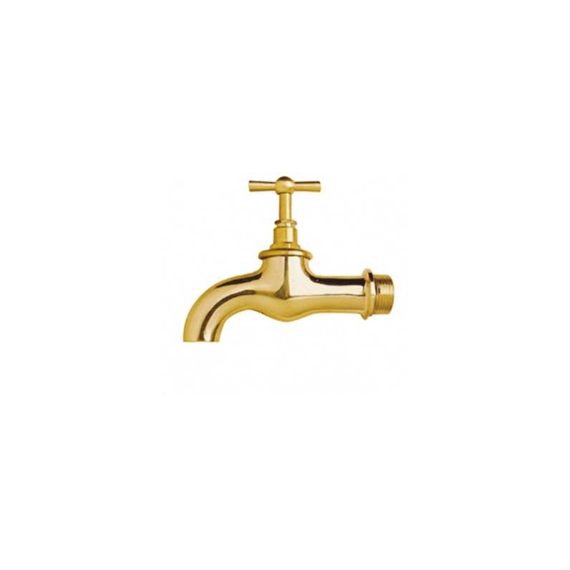 Grifo curvo de 1/2 pulido - Suinplas