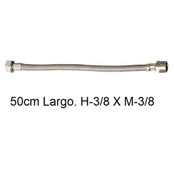 "Latiguillo flexible  13mm 50cm  h 3/8""x m 3/8"" - Suinplas"