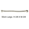 "Latiguillo flexible  13mm 50cm  h 3/8""x m 3/8"" - Suinplas"