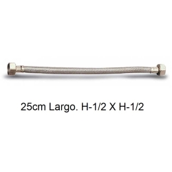 "Latiguillo flexible  13mm 25cm  h 1/2""x h 1/2"" - Suinplas"