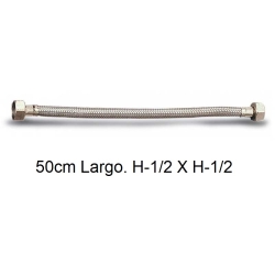 "Latiguillo flexible  13mm 50cm  h 1/2""x h 1/2"" - Suinplas"