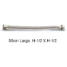 "Latiguillo flexible  13mm 50cm  h 1/2""x h 1/2"" - Suinplas"
