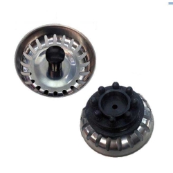 Tapon fregadero con rejilla cromo - Suinplas