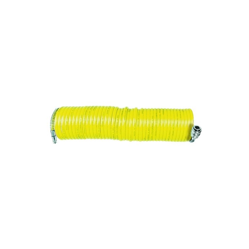 Espiral manguera  neumatica  10m  amarilla - Suinplas