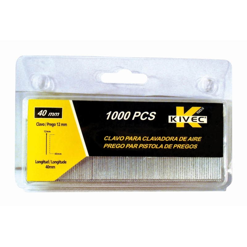 Clavos para clavadora neumatica 1,2x40mm - Suinplas