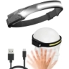 Linterna frontal cableza recargable  300lumens - Suinplas