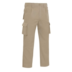 Pantalon multibolsillo elite  beig  t52 - Suinplas