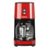 Cafetera de goteo roja  1,5l habitex - Suinplas