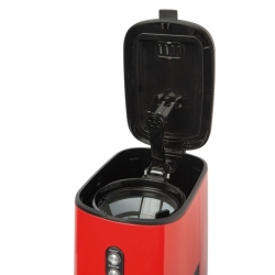 Cafetera de goteo roja  1,5l habitex - Suinplas