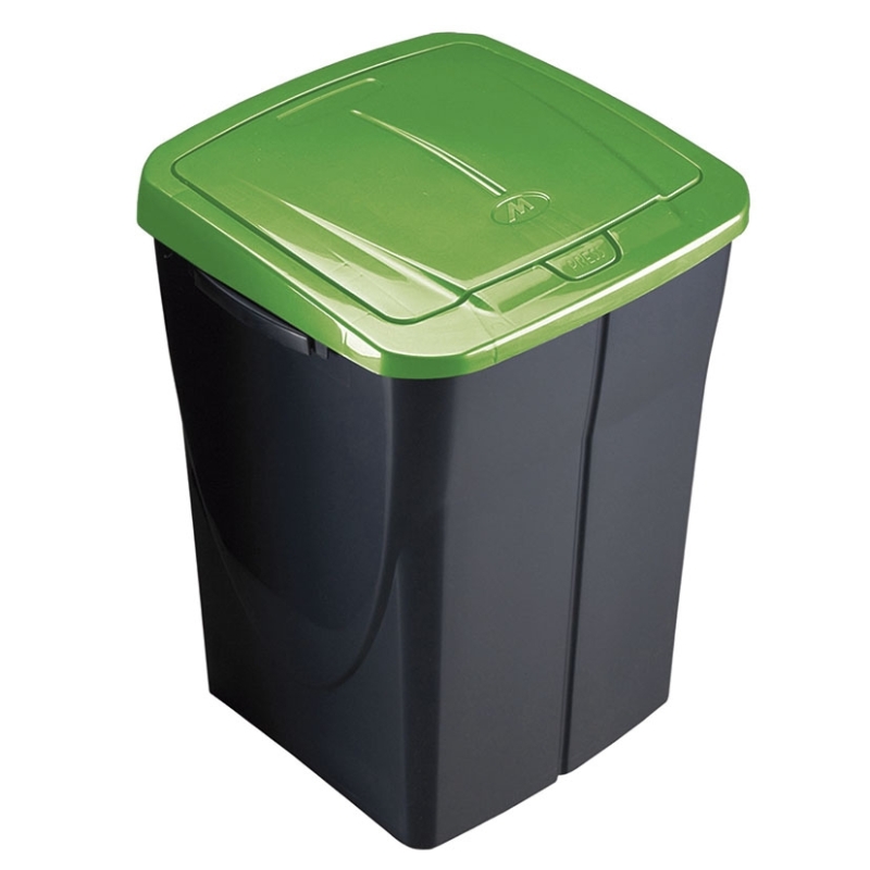 Cubo ecobin 45l tapa verde - Suinplas