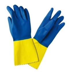 Guante latex bicolor reforz t6 - Suinplas