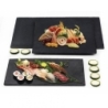 Plato pizarra cuadrado 25x25cm   - Suinplas