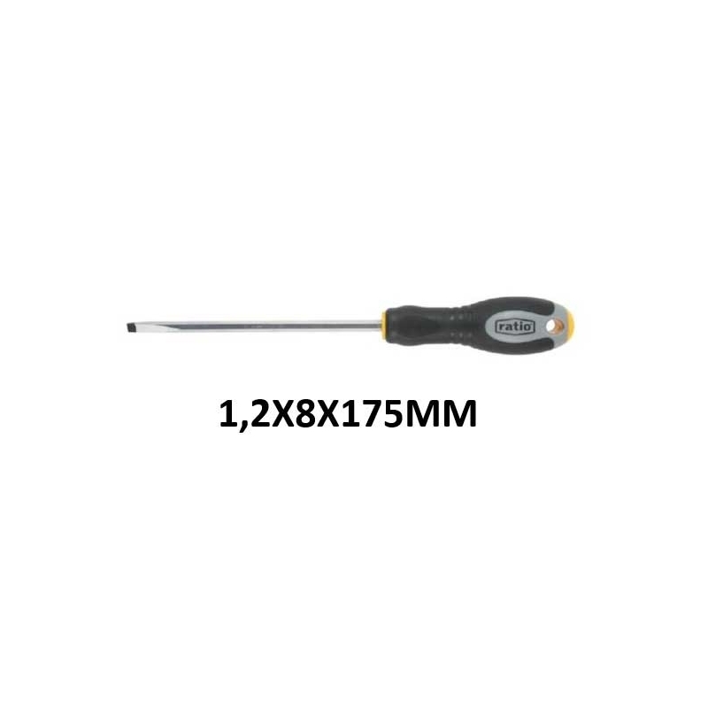 Destornillador b.plana ratio  8x175 - Suinplas