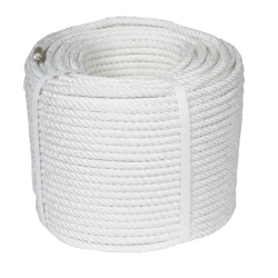 Cuerda  poliester blanca 4 cabos 10mm  ml - Suinplas