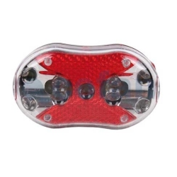 Luz led rojo trasera bici 7 funciones - Suinplas