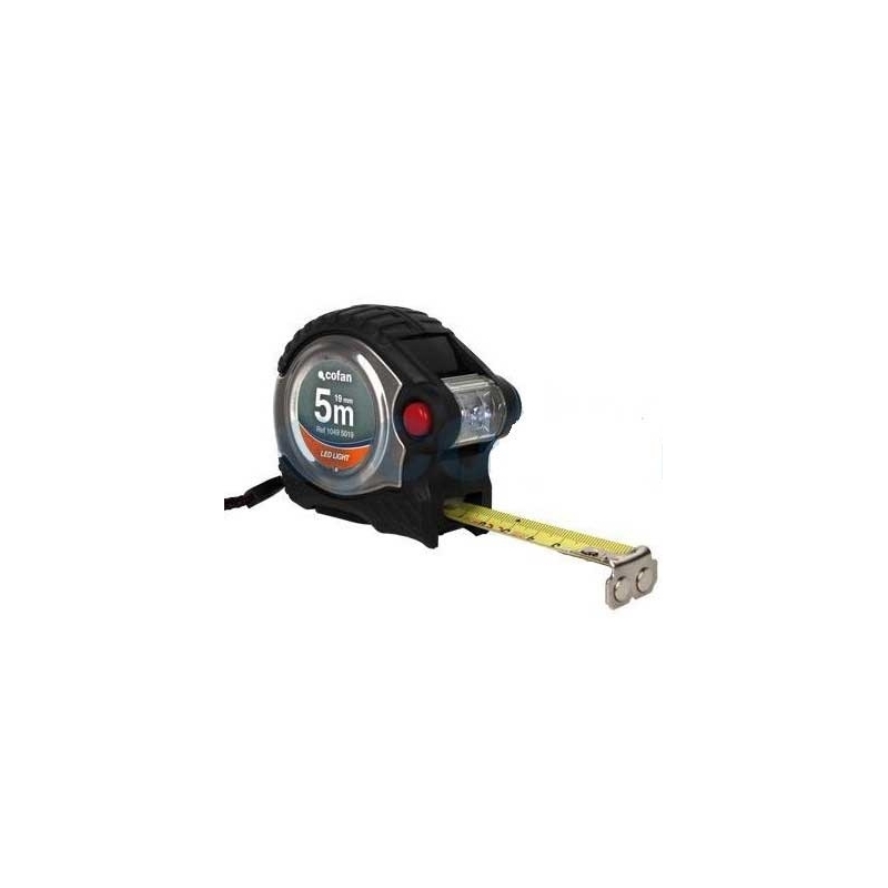 Flexometro super iman y led  19mmx5m - Suinplas
