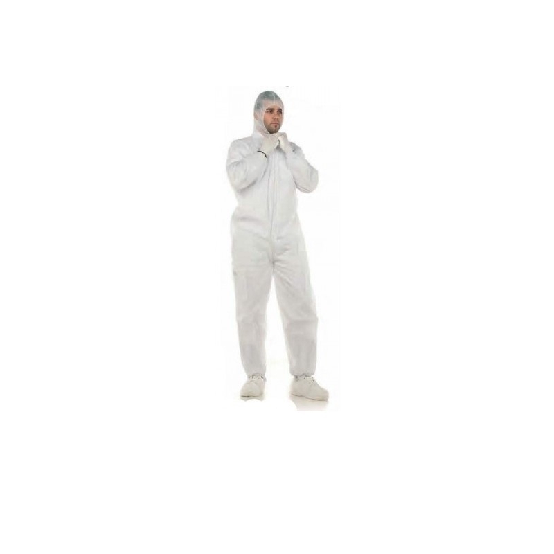 Buzo con capucha desechable l - Suinplas