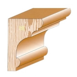 Moldura cornisa 5272 67 mm x 45 mm ayous 2,55 - Suinplas