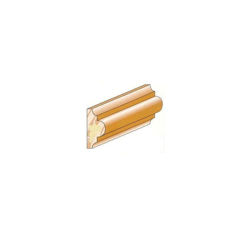 Moldura 5430 13 mm x 28 mm ayous 250 cm - Suinplas