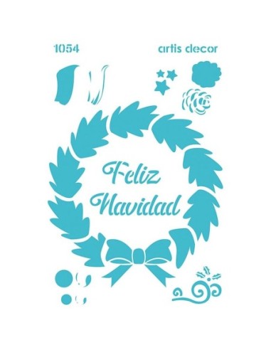 PLANTILLA STENCIL 20X28.,5 NAVIDAD xxx