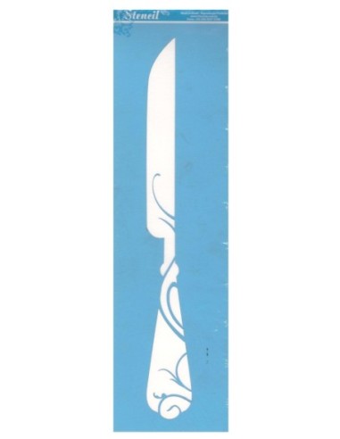 PLANTILLA STENCIL STE 268 28X8 CUCHILLO xxx