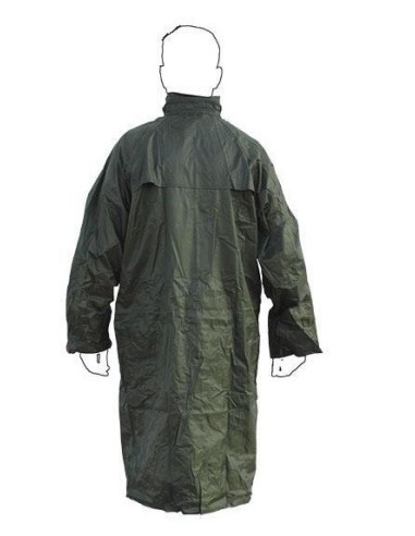 ABRIGO DE LLUVIA VERDE POLIESTER /PVC TALLA L