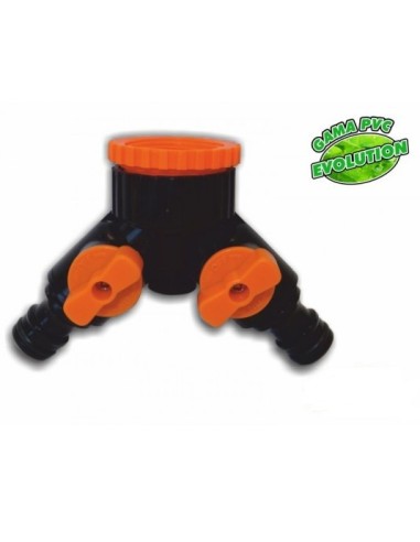 ADAPTADOR MANGUERA DOBLE CON LLAVE 3/4" 145729326 3,00 €