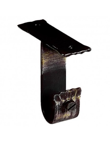 SOPORTE FORJA TECHO 20mm NEGRO-ORO 2UD