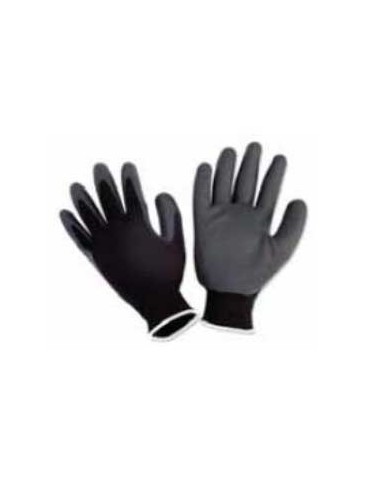 GUANTE NYLON/NITRILO NEGRO T9