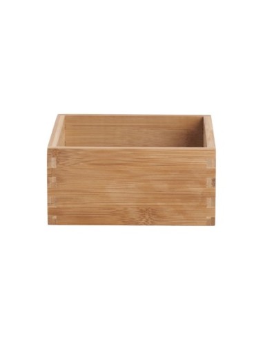 CAJA ORGANIZAR BAMBU 15X15XH7 CM