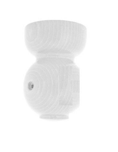 SOPORTE TERMINAL CORTINA BLANCO 20 mm 2UD